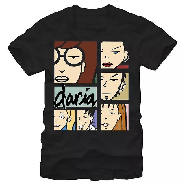 Mens Daria Characters Closeups Graphic Tee Product Image