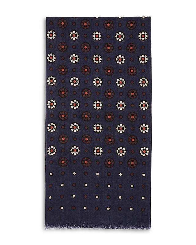 The Mens Store at Bloomingdales Mantero Floral Medallion Italian Wool Scarf - Exclusive Product Image