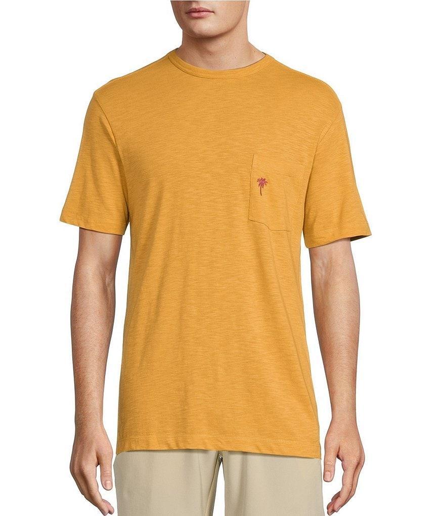 Caribbean Solid Short Sleeve Slub T-Shirt Product Image