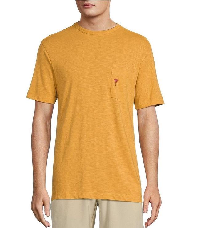 Caribbean Solid Short Sleeve Slub T-Shirt Product Image