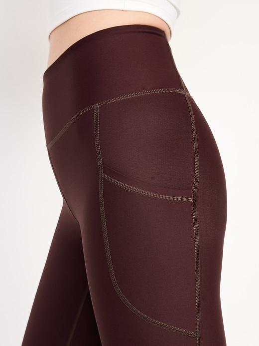 High-Waisted PowerSoft Full-Length Pocket Leggings Product Image