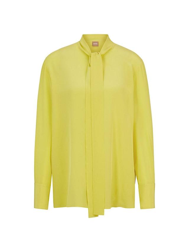 Womens Relaxed-Fit Blouse Product Image