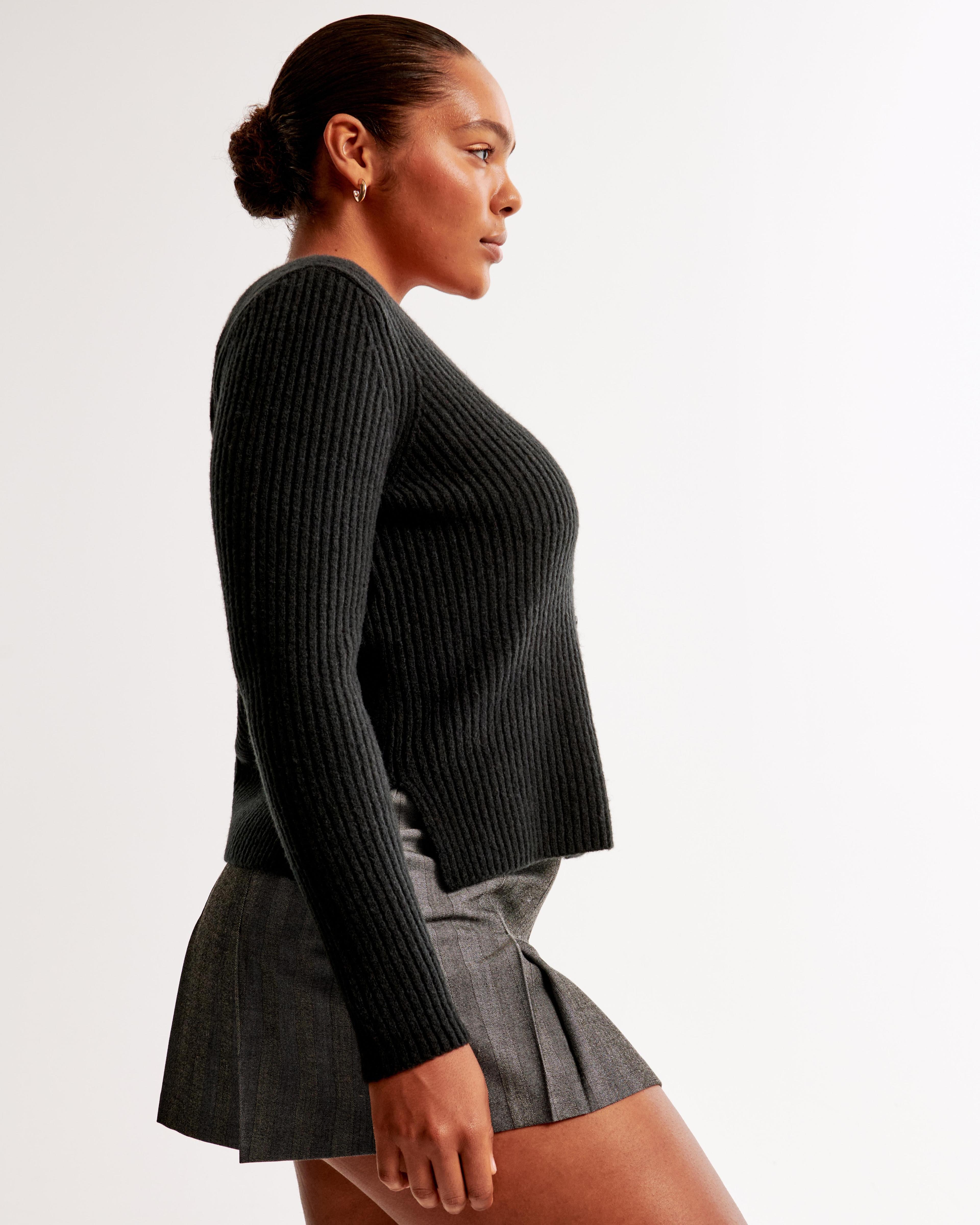 Ribbed Skimming Cardigan Product Image