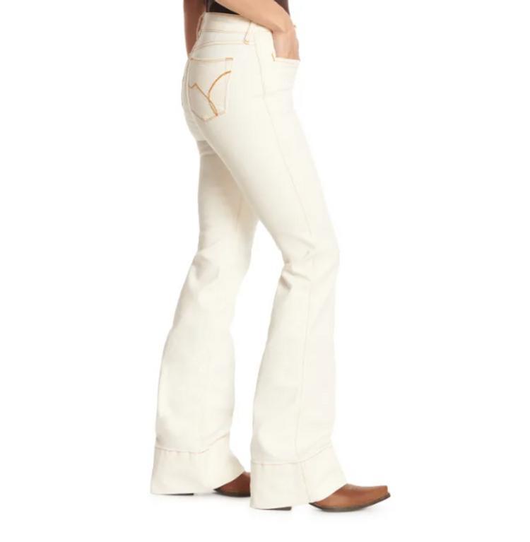 Ariat® Ladies' Ecru Larissa HR Slim Trouser Jeans Product Image