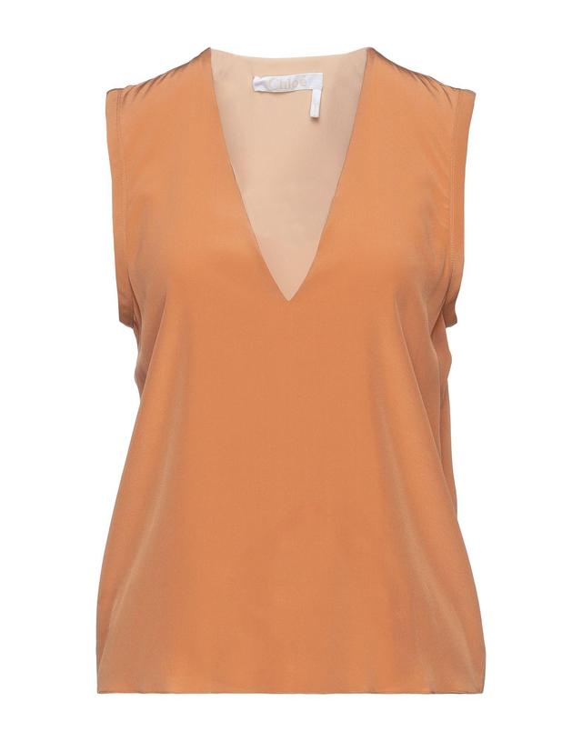 CHLOÉ Tops In Camel Product Image