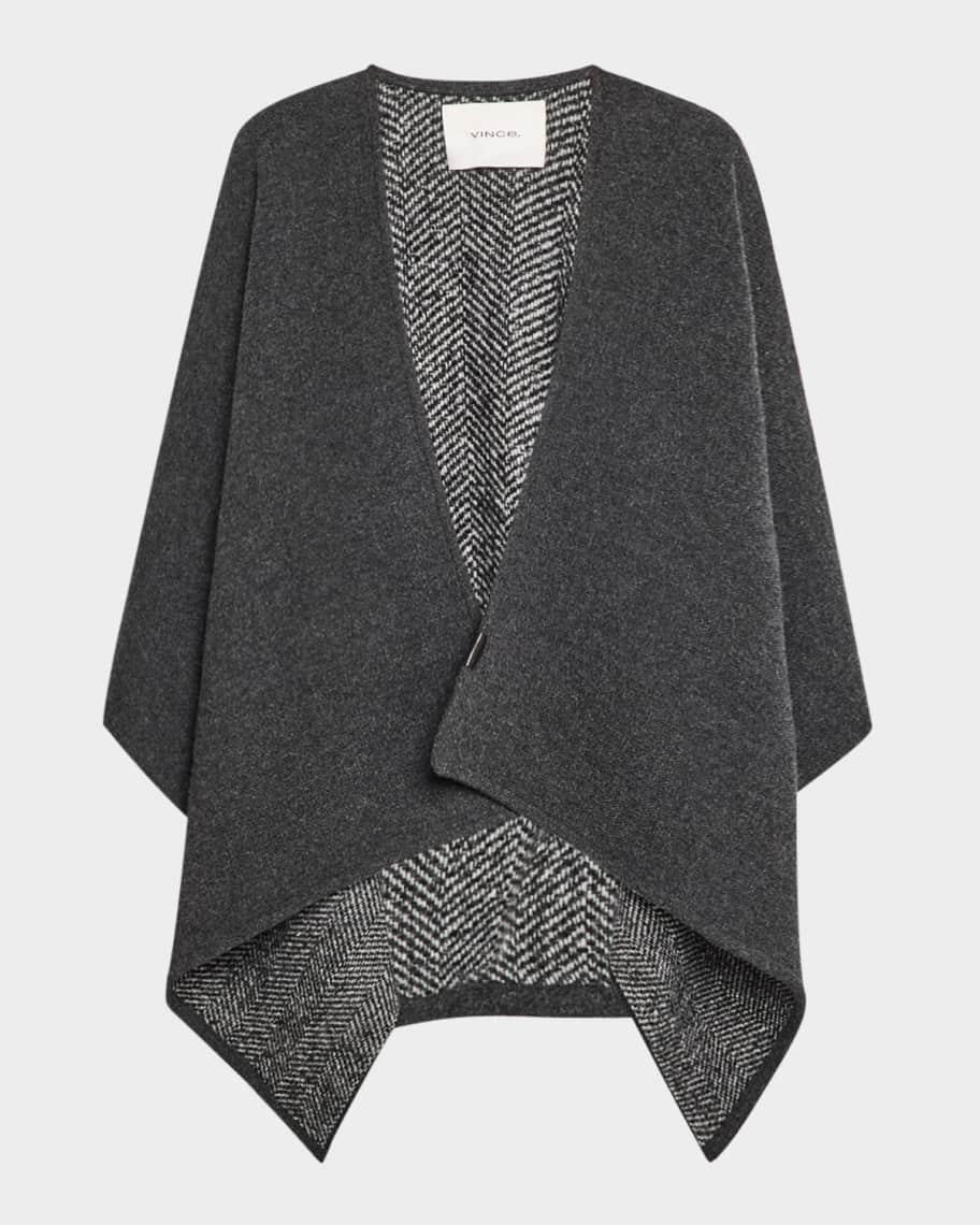 Men's Herringbone Boucle Cape Product Image