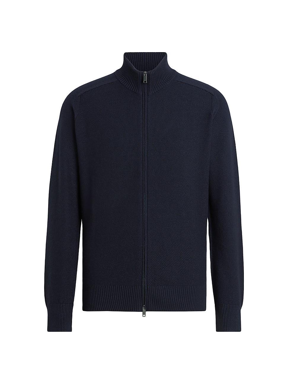 Mens Cashseta Full Zip Cardigan Product Image