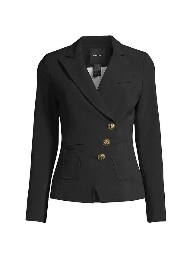 Womens Asymmetrical Wrap Blazer Product Image