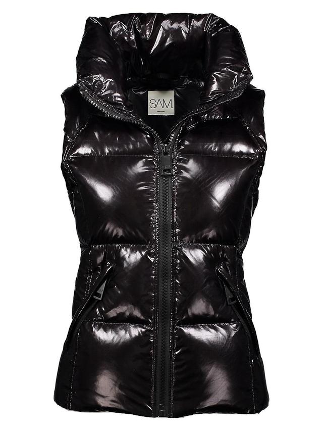 Womens Freedom Glossy Down Puffer Vest Product Image