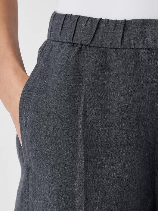 Washed Organic Linen Délavé Lantern Pant Product Image