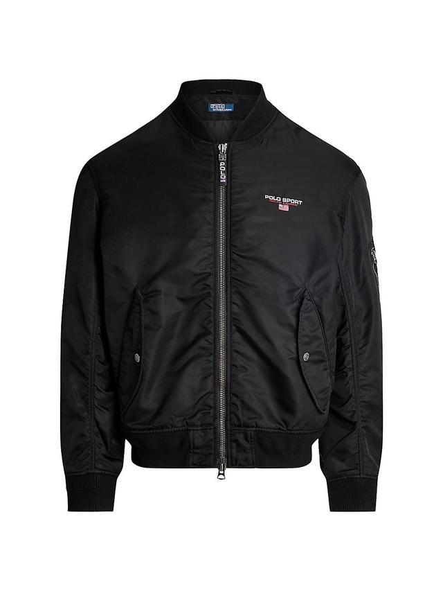 Mens Logo Bomber Jacket Product Image