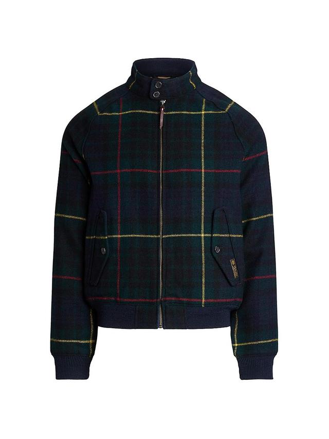 Mens Plaid Wool Twill Jacket Product Image