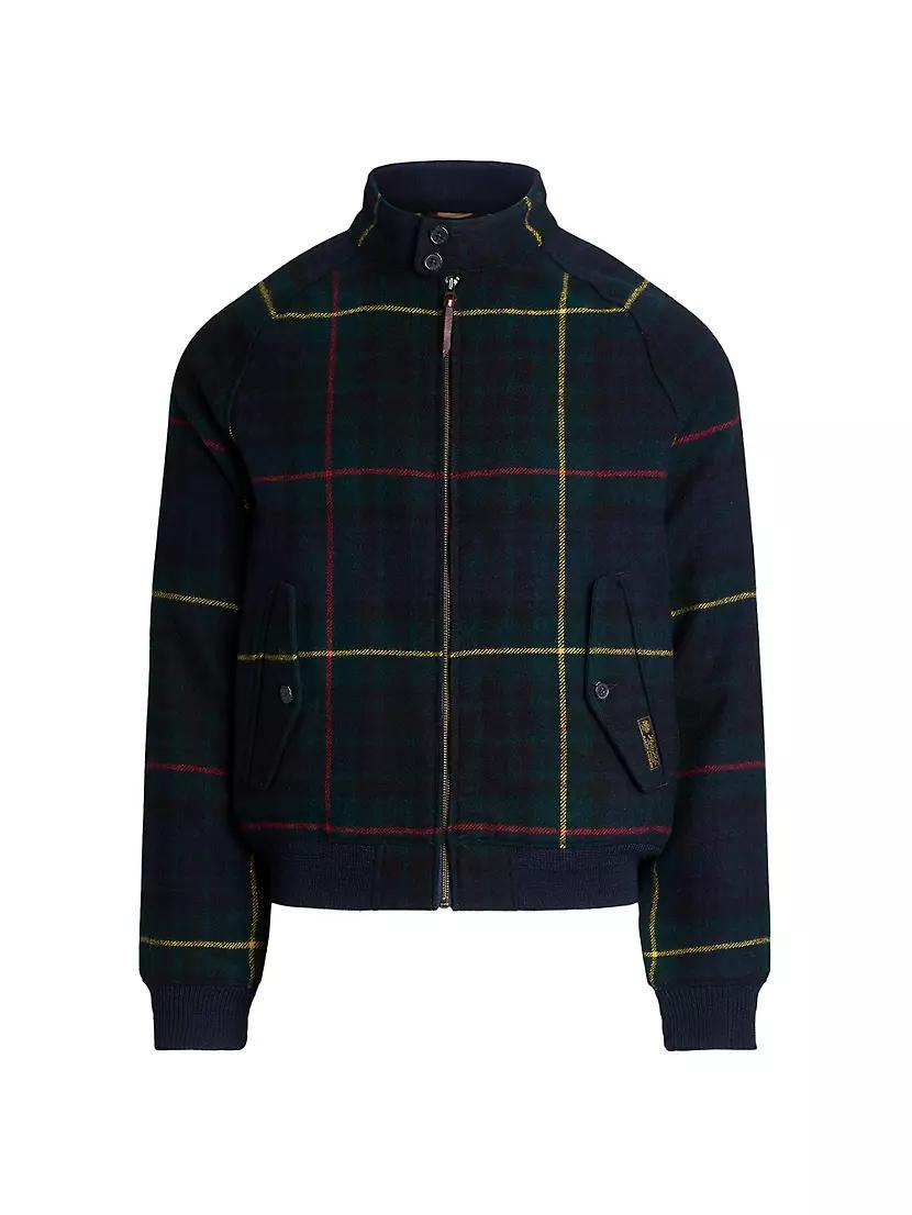 Plaid Wool Twill Jacket Product Image