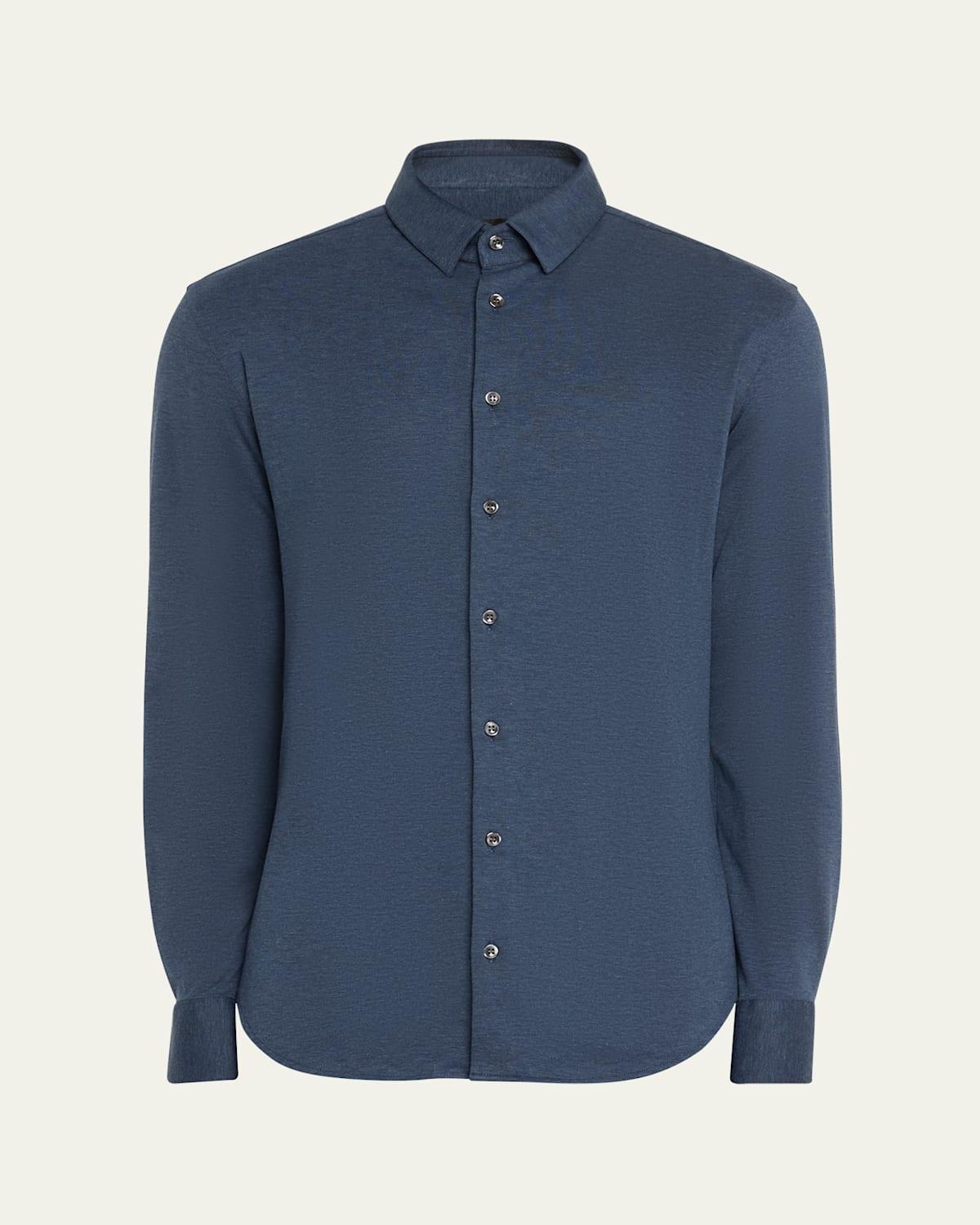 Mens Stretch Slim Button-Up Shirt Product Image