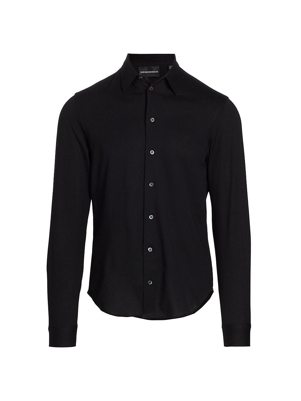 Mens Cotton Sport Long-Sleeve Shirt Product Image