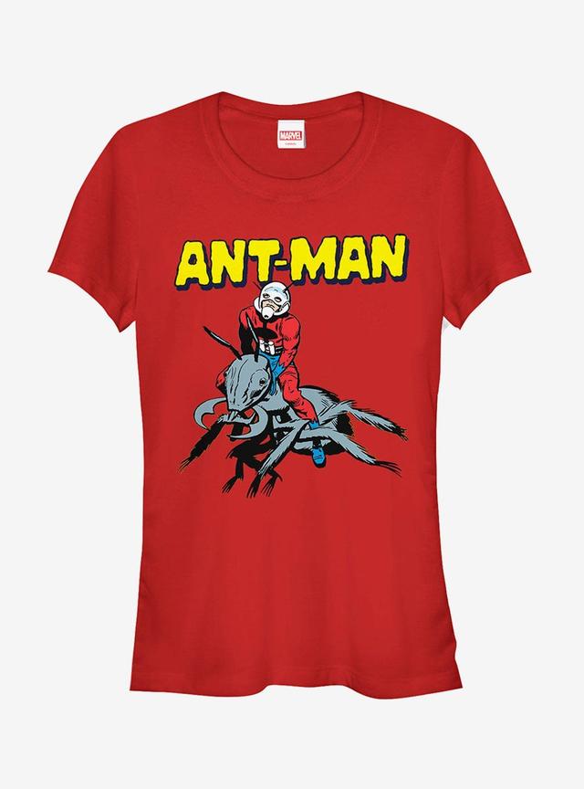 Marvel Ant-Man Vintage Ant Rider Girls T-Shirt Product Image