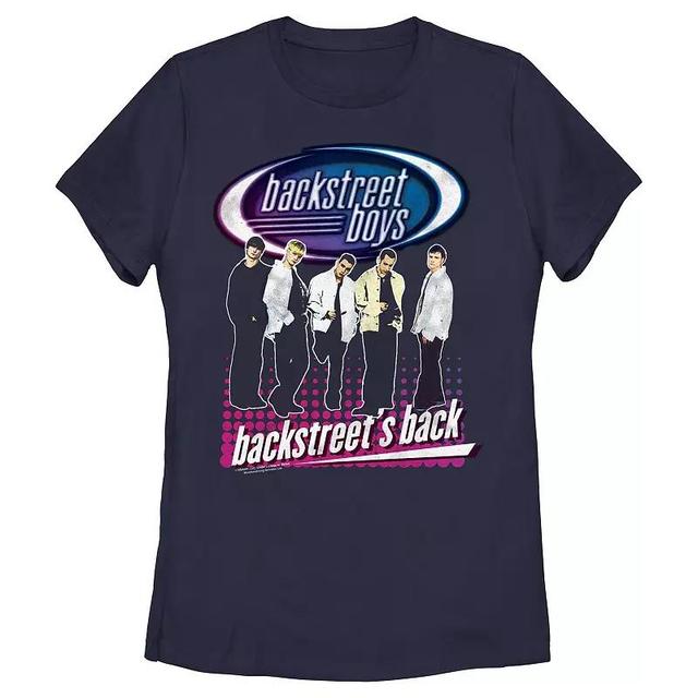 Juniors Backstreet Boys Backstreets Back Graphic Tee, Womens Blue Product Image