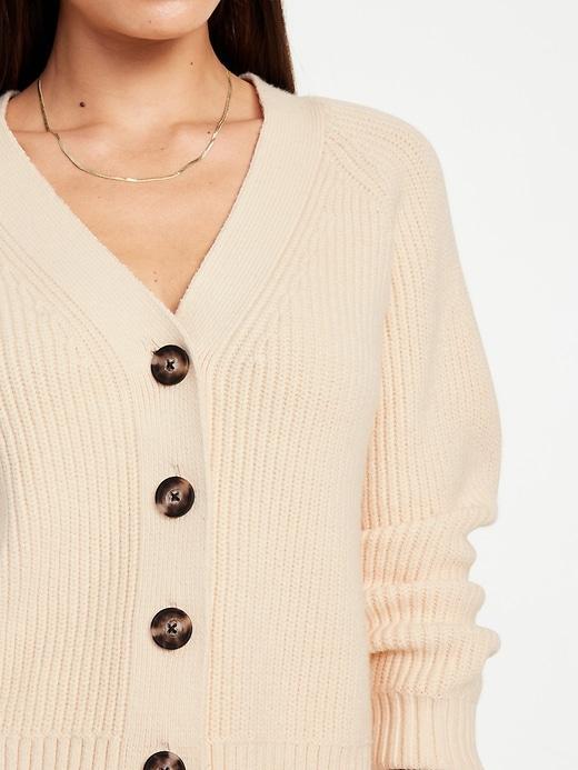 Shaker-Stitch Cardigan Product Image