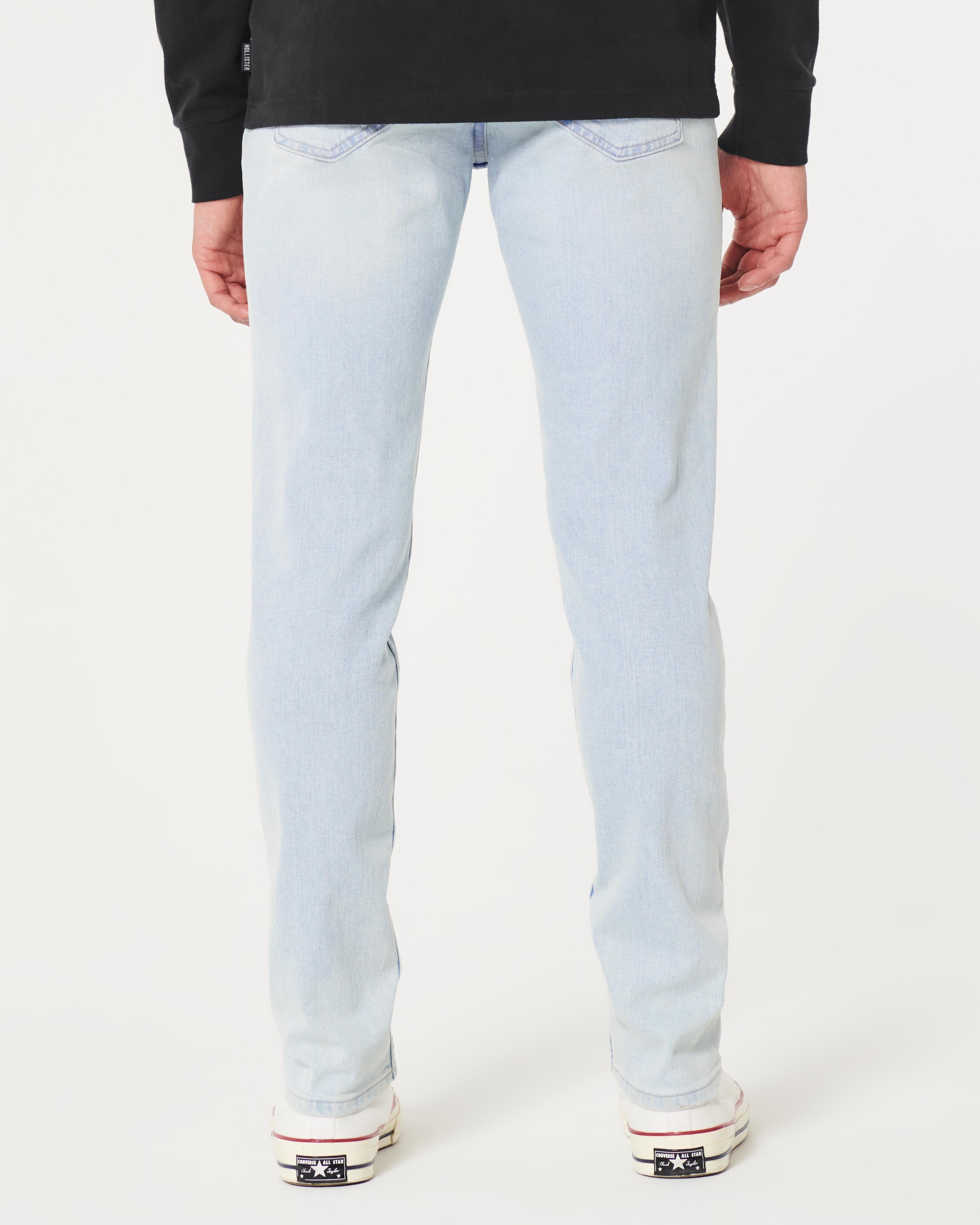 Distressed Light Wash Skinny Jeans Product Image