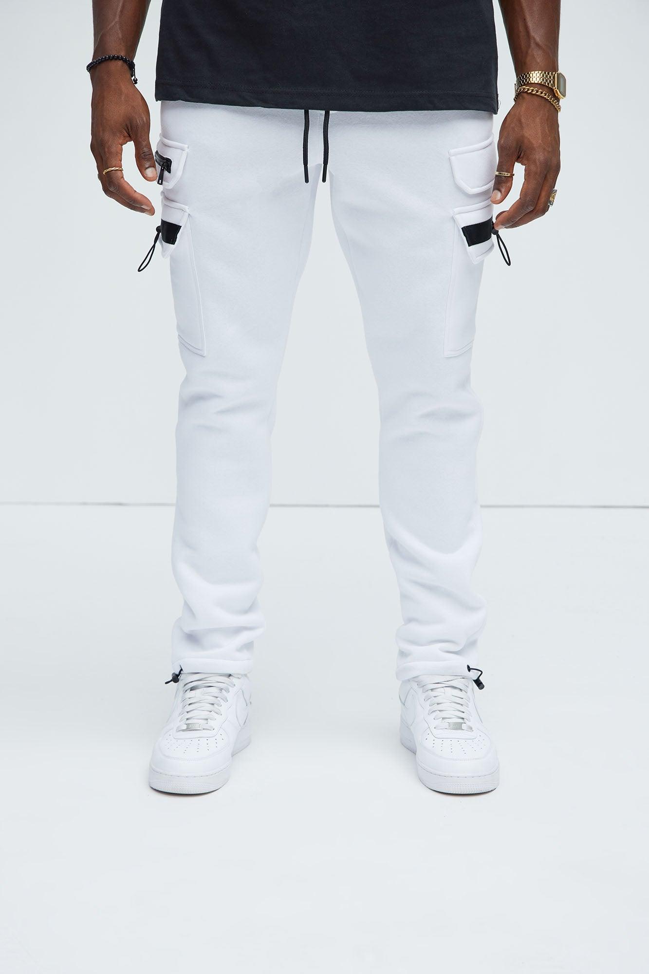 Es Cargo Sweatpants - White Product Image