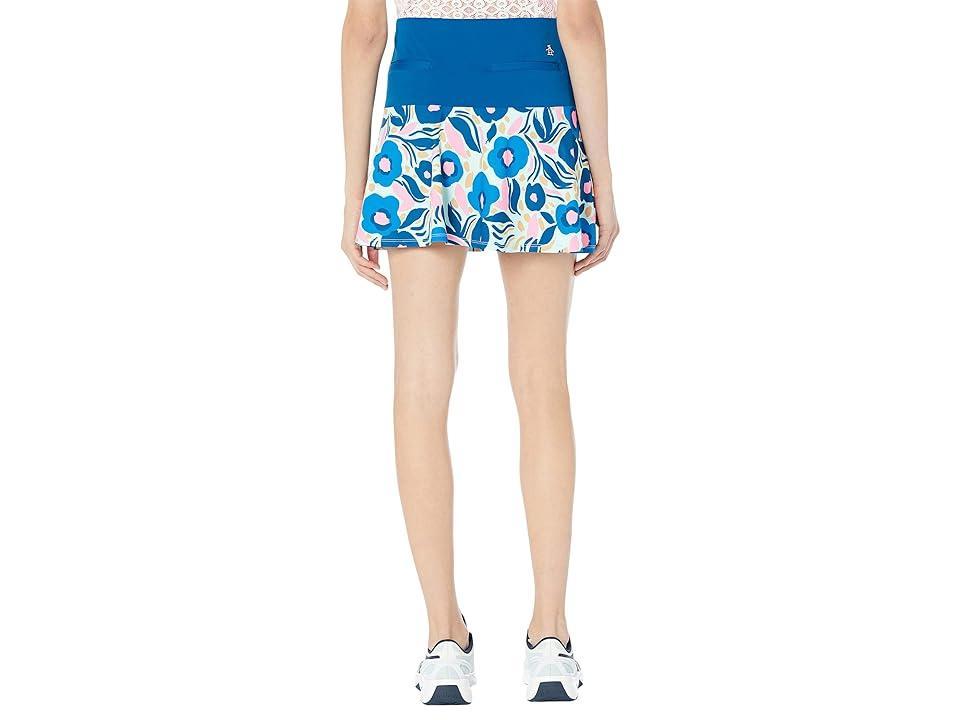 Original Penguin Golf Papercut Floral Flounce Skort (Limpet Shell) Women's Skort Product Image