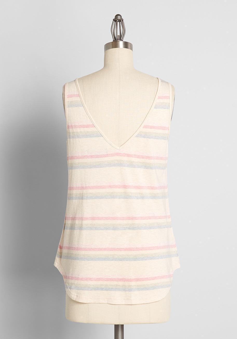 Summer's Ease V-Back Tank Top Product Image