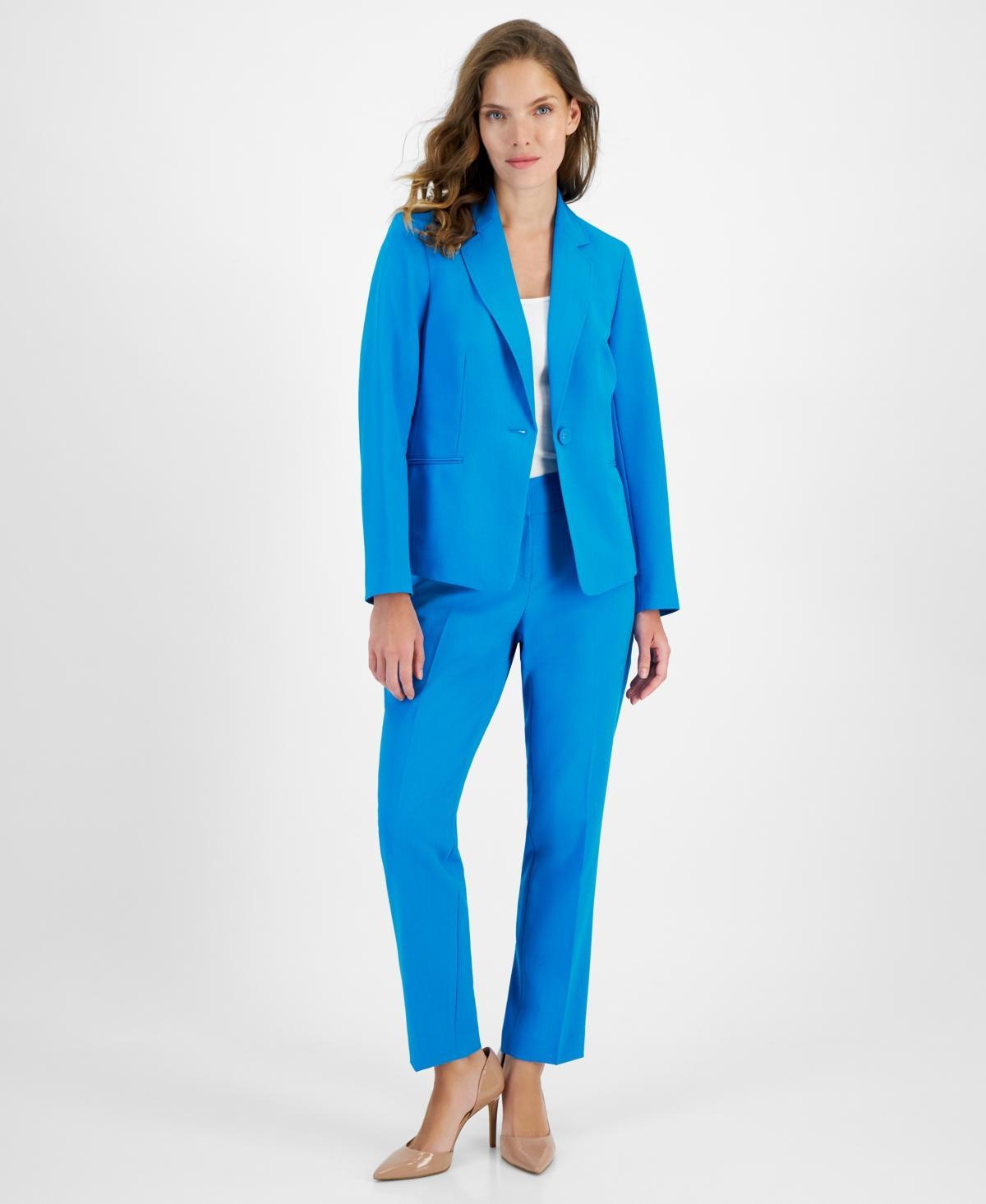 Women's Crepe One-Button Pantsuit, Regular & Petite Sizes Product Image