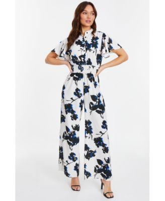 Women's Floral Print Jumpsuit Product Image