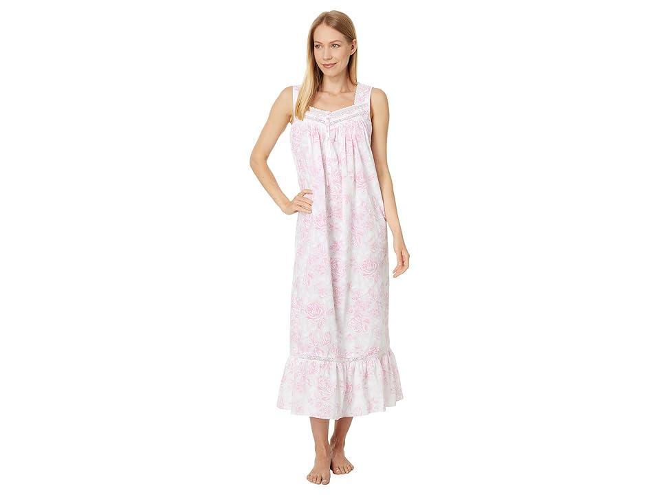 Eileen West Ballet Sleeveless Nightgown Floral) Women's Pajama Product Image