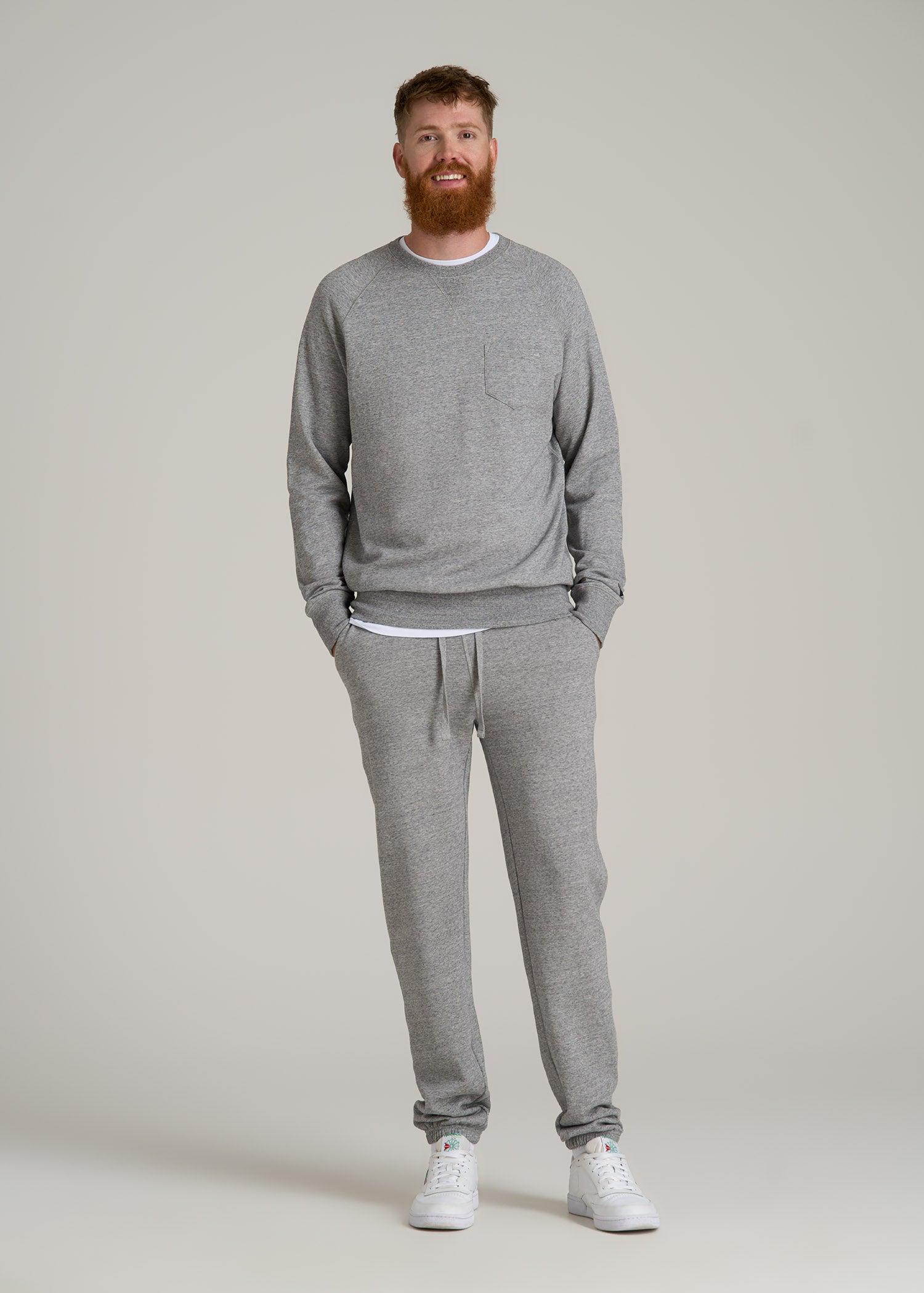 Wearever 2.0 Fleece Sweatpants for Tall Men in Heathered Grey Product Image