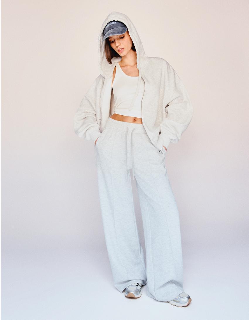 Soft wide-leg pants Product Image