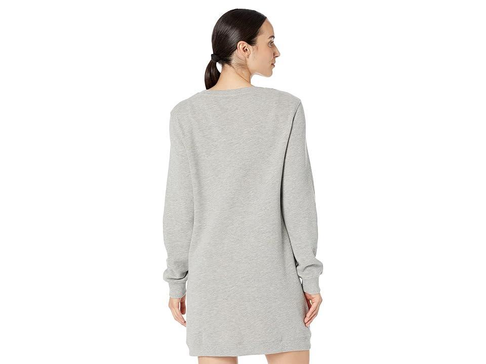 tentree Fleece Crew Dress (High-Rise Grey Heather) Women's Clothing Product Image