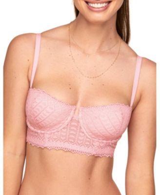 Adore Me Women's Nymphadora Balconette Bra 32B / Jet Black. Product Image