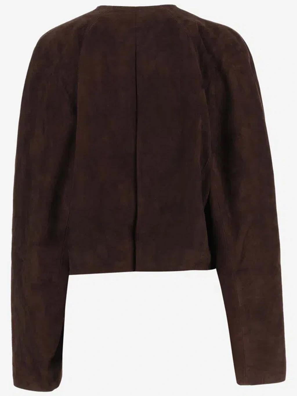 KHAITE The Garothy Jacket In Brown Product Image