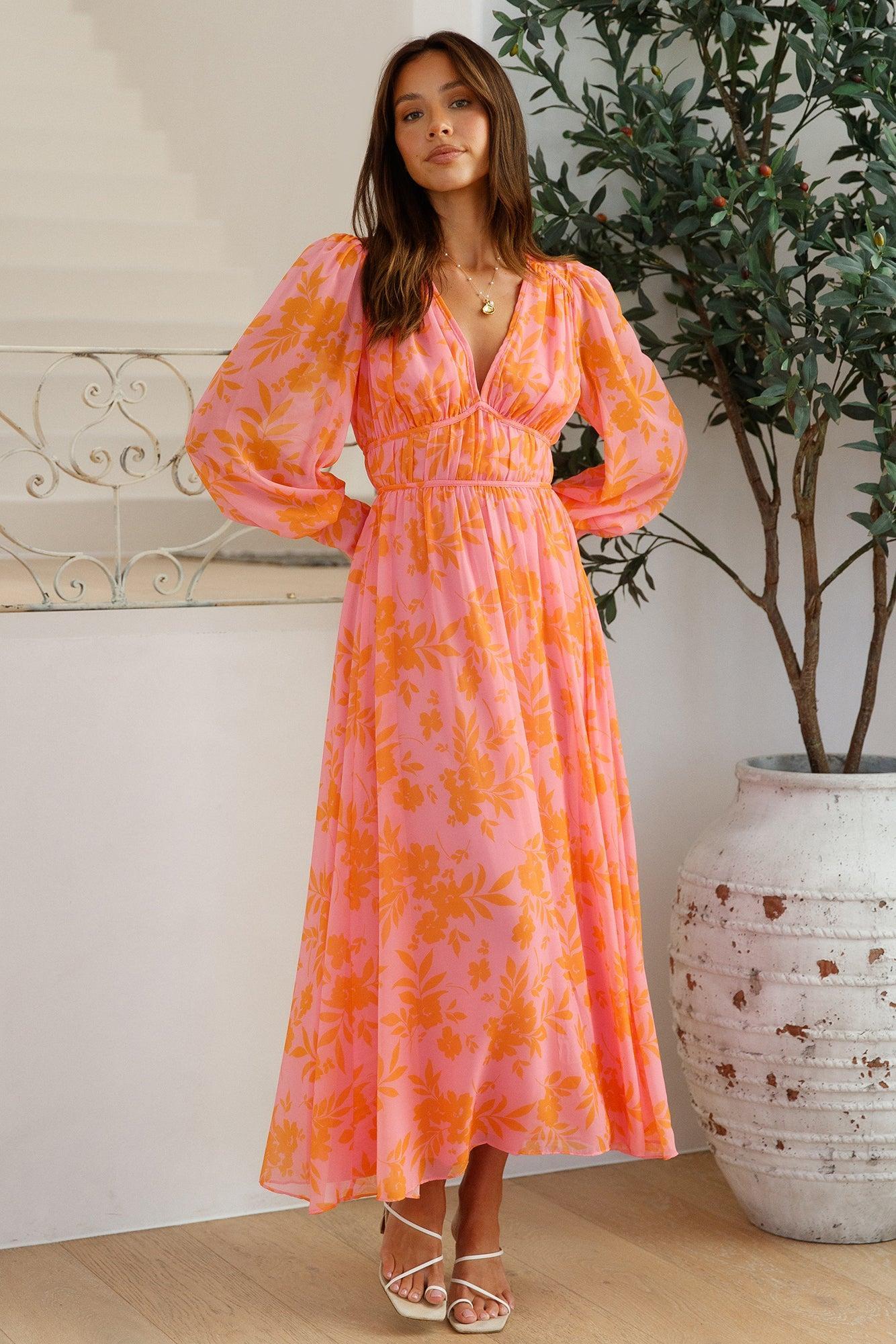 In A Magical Dream Maxi Dress Pink Product Image