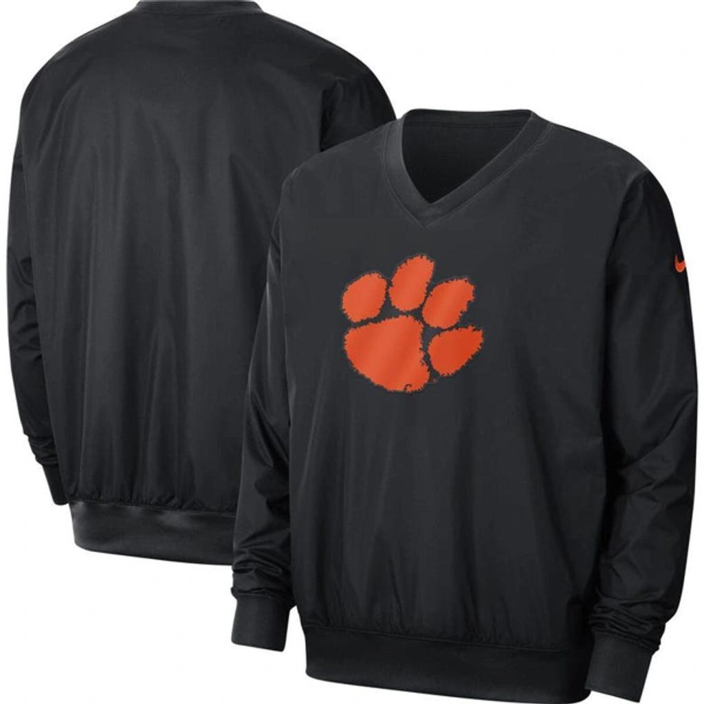 NIKE Men's Black Clemson Tigers Stadium Pullover Windbreaker Product Image