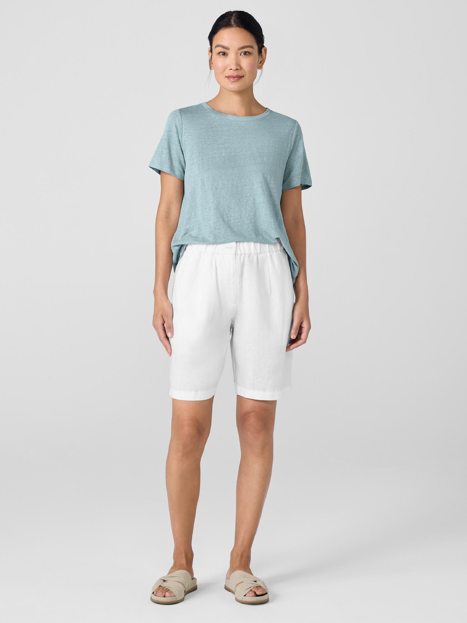 EILEEN FISHER Organic Linen Shortsfemale product image