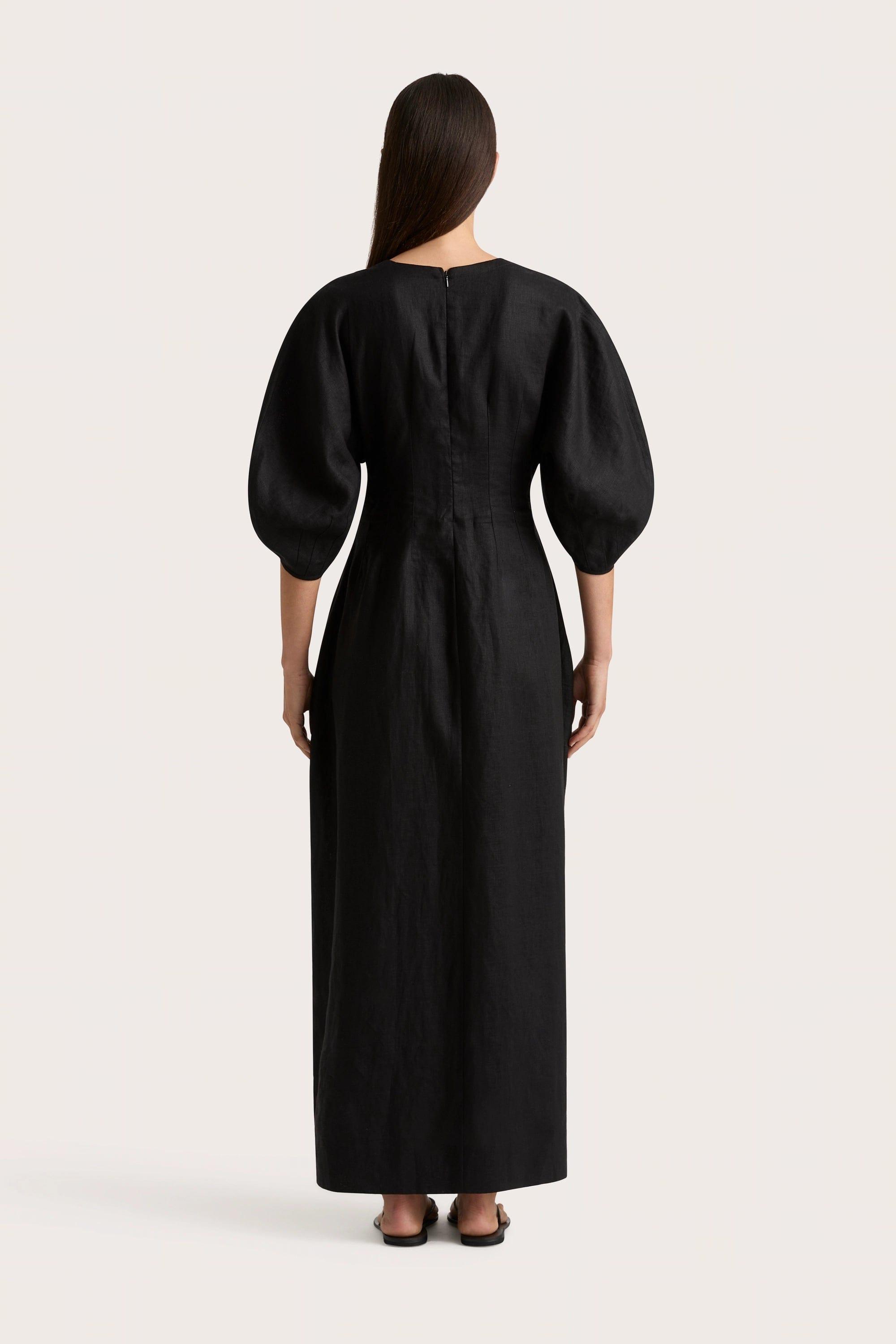 Soleil Maxi Dress Black Product Image