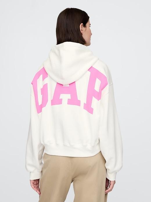 Vintage Soft Cropped Hoodie Product Image