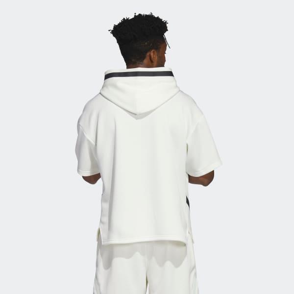 adidas Basketball Select Short Sleeve Hoodie Product Image