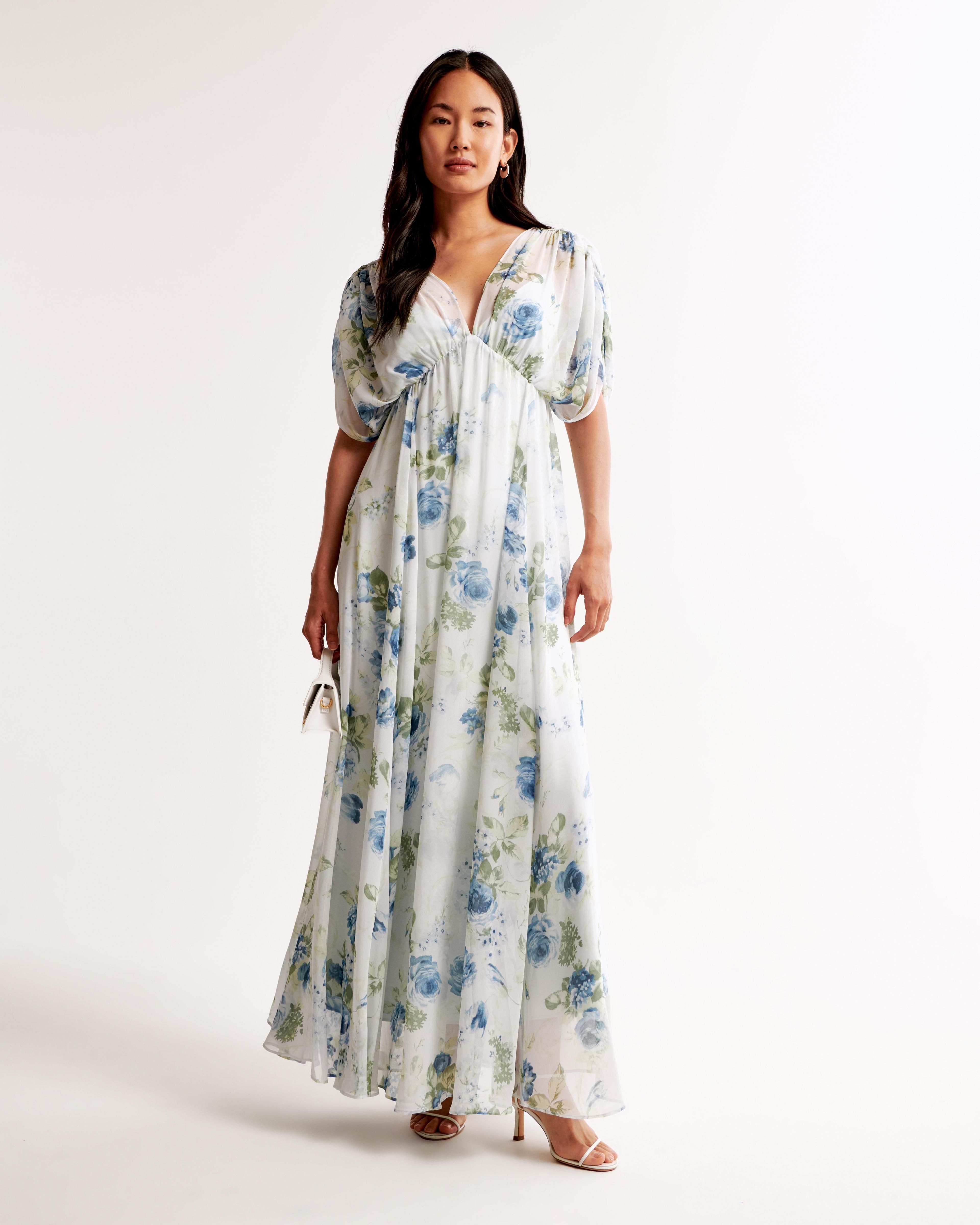 Dolman Sleeve Flowy Maxi Dress Product Image