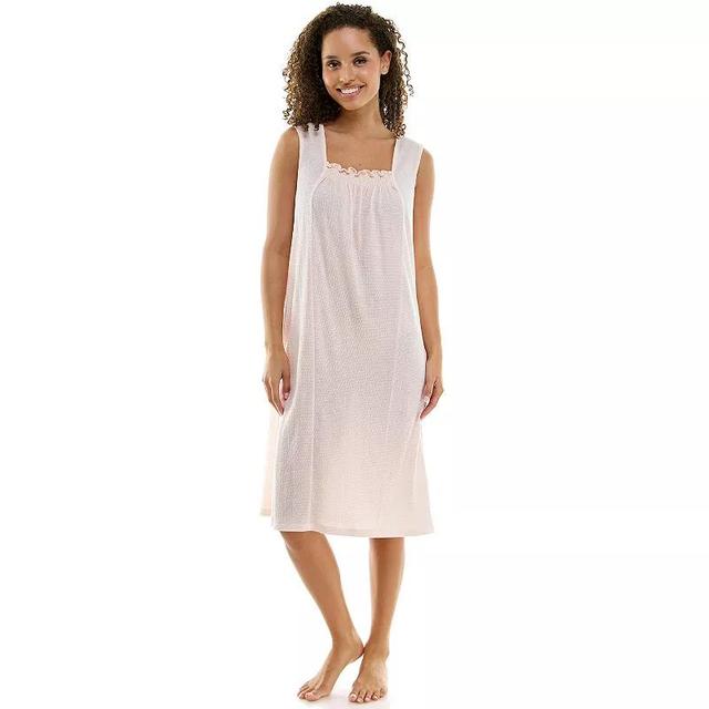 Womens Croft & Barrow Knitted Gauze Chemise Product Image