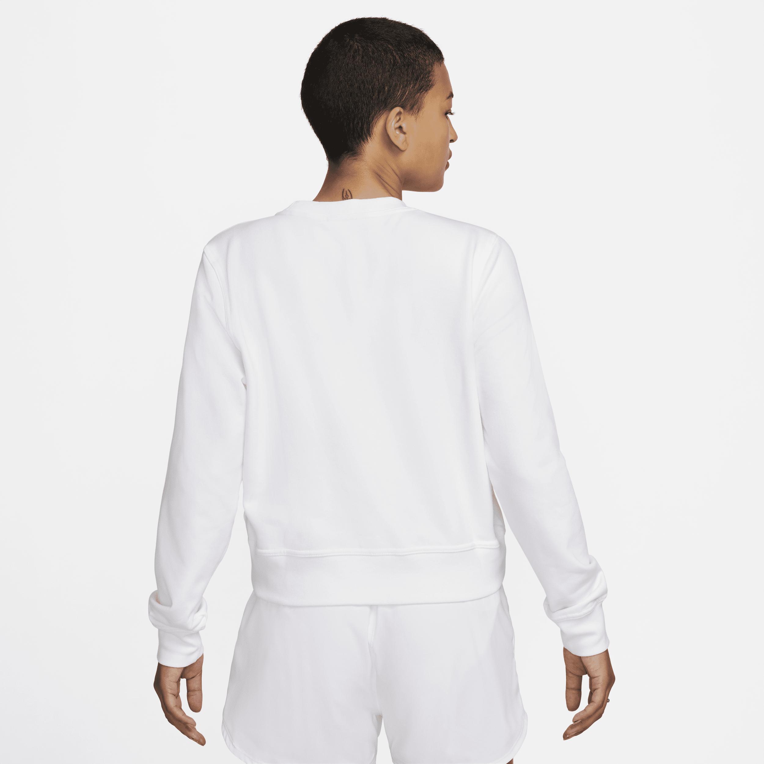 Nike Women's Dri-FIT One Crew-Neck French Terry Sweatshirt Product Image