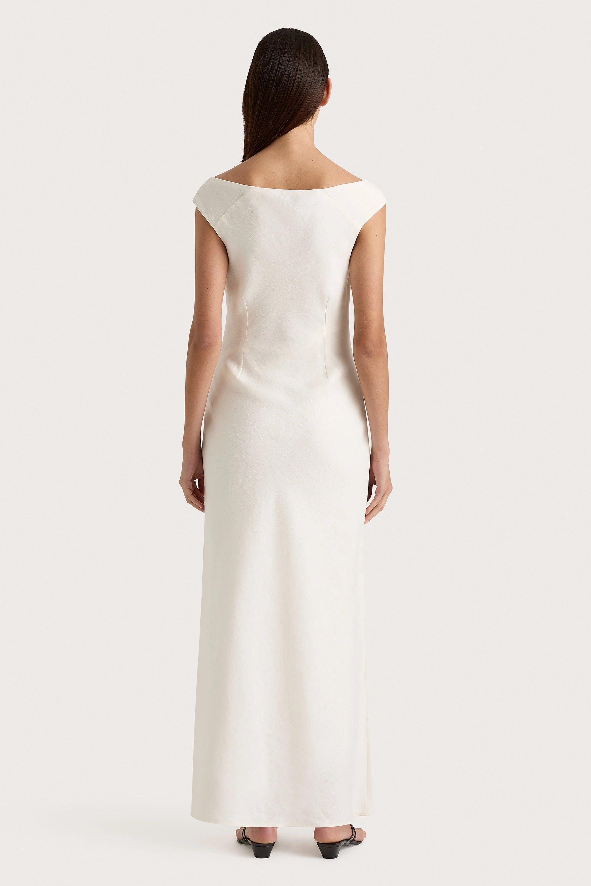 Ilride Maxi Dress White Product Image