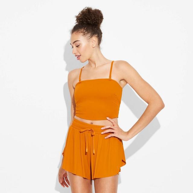 Womens Game Day Removable Strap Tube Top - JoyLab Dark Orange XL Product Image