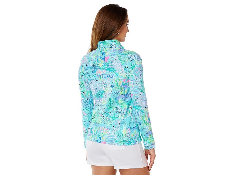 Lilly Pulitzer UPF 50+ Skipper Popover (Bayside Lilly Loves Texas) Women's Clothing Product Image