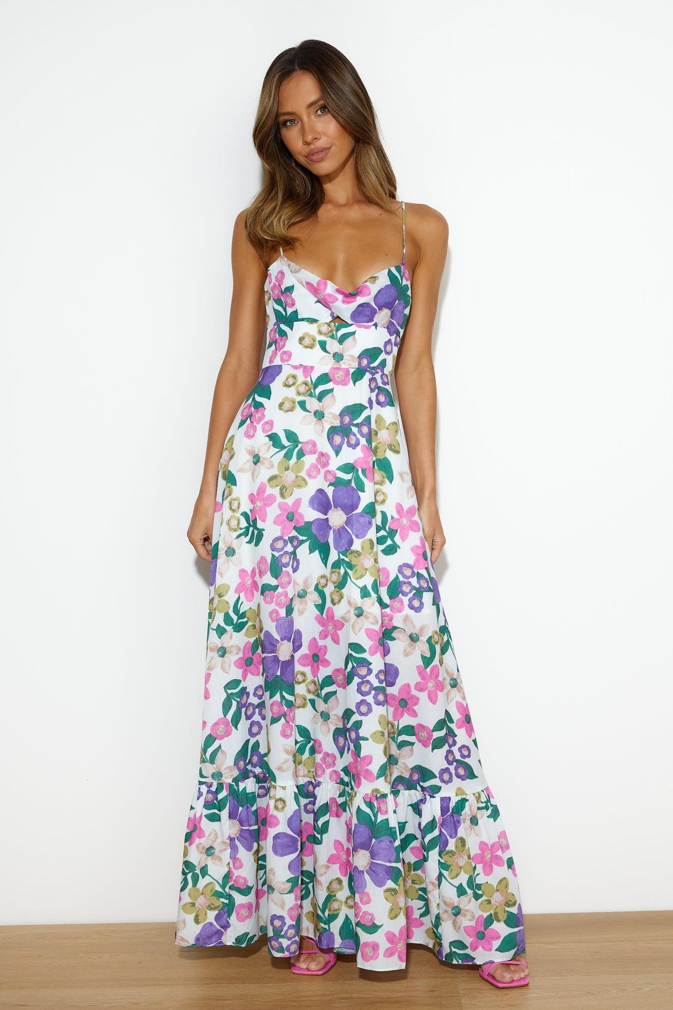 Sunset Walk Maxi Dress Multi Product Image