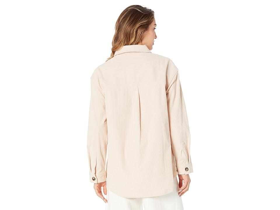 Womens Corduroy Oversized Shacket Product Image