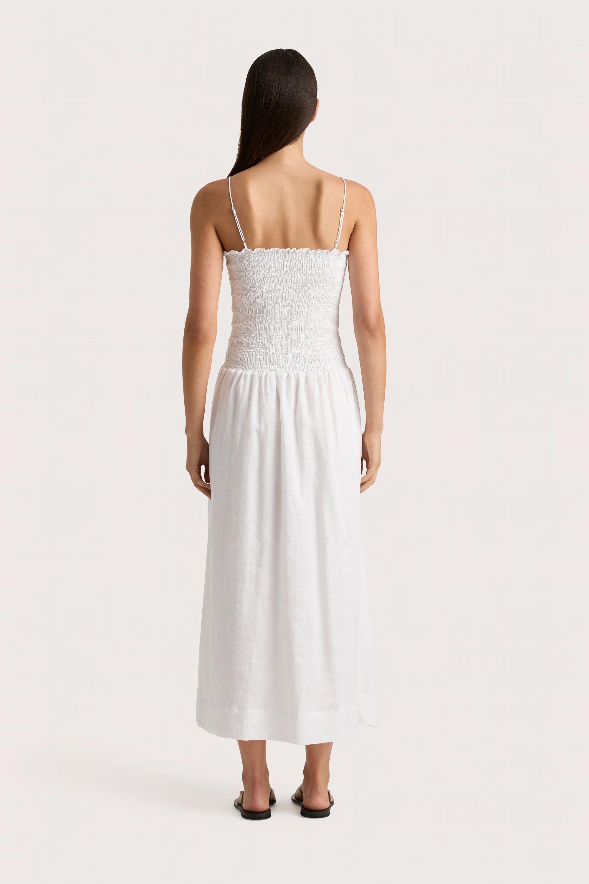 Geriba Midi Dress White Product Image