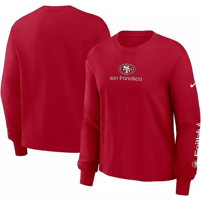 San Francisco 49ers Boxy Nike Women's NFL Long-Sleeve T-Shirt Product Image